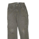CARHARTT Womens Regular Fit Carpenter Jeans Grey Denim W31 L30 Workwear Utility
