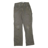 CARHARTT Womens Regular Fit Carpenter Jeans Grey Denim W31 L30 Workwear Utility