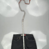 Levis Contrast Stitch Jeans - 32W 30L Gray Denim