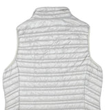PATAGONIA Womens White Lightweight Quilted Jacket L Polyester Blend Zip