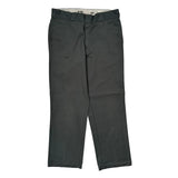 Dickies Trousers - 34W 30L Grey Polyester