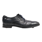 LLOYD Derby Shoes Black Leather Mens UK 7