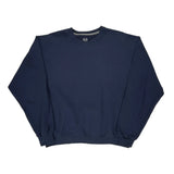 Fruit Of The Loom Sweatshirt - XL Navy Cotton