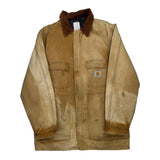 Brn Carhartt Chore Jacket - Medium Beige Cotton
