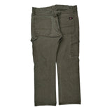 Dickies Carpenter Trousers - 36W 30L Grey Cotton