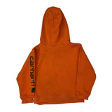Age 5 Carhartt Hoodie - Small Orange Cotton