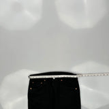 501 Levis Jeans - 32W 28L Black Denim