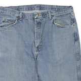 WRANGLER Mens Denim Blue Cotton Blend Casual Shorts L W36 Classic Fit