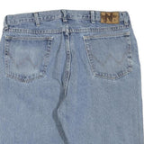 WRANGLER Mens Denim Blue Cotton Blend Casual Shorts L W36 Classic Fit