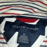 Tommy Hilfiger Striped Shirt - Medium Multicoloured Cotton