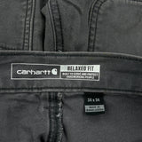Carhartt Double Knee Carpenter Trousers - 34W 34L Grey Cotton