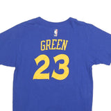 ADIDAS Mens Blue Golden State Warriors Graphic T-Shirt L Short Sleeve Crew Neck