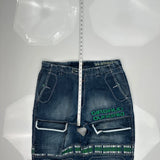 Francois Girbaud Cargo Jeans - 39W 24L Green Cotton