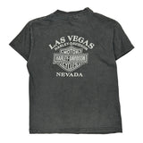 Age 6-8 Harley Davidson Graphic T-Shirt - Small Grey Cotton