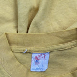 Universität München Tjays Single Stitch T-Shirt - Large Yellow Cotton