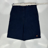 Dickies Shorts - 32W 10L Navy Polyester Blend