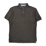 Tommy Hilfiger Polo Shirt - Medium Brown Cotton