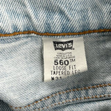 Levis Denim Shorts - 28W 8L Light Wash Cotton