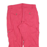 CB Womens Shorts Pink Cargo M W32 Casual Cotton Blend Pocket Design