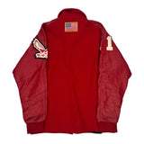Athletic Unbranded College Varsity Jacket - Small Red Leather