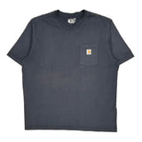 Loose Fit Carhartt T-Shirt - XL Navy Cotton