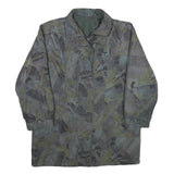 DEL MOD INTERNATIONAL Womens Grey Jacket UK 12 Polyester Zip Patterned Casual