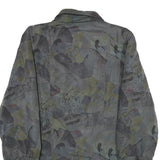 DEL MOD INTERNATIONAL Womens Grey Jacket UK 12 Polyester Zip Patterned Casual