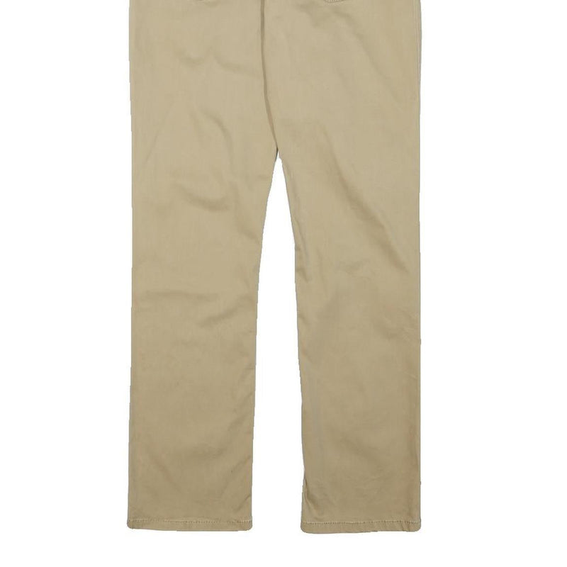 LEVI'S Boys Slim Fit Beige Cotton Blend Trousers W29 L29 Classic Stylish Zip