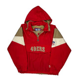 San Francisco 49Ers Starter Nfl Anorak - Medium Beige Nylon