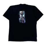 Joker Glow In The Dark Rock Eagle Single Stitch T-Shirt - Large Black Cotton