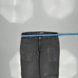 Carhartt Carpenter Trousers - 36W 32L Grey Cotton