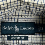 Ralph Lauren Checked Shirt - Small White Cotton