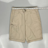 Levis Cargo Shorts - 31W 11L Beige Cotton Blend