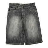 Southpole Denim Shorts - 33W 13L Grey Denim