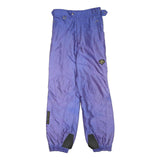 DESCENTE Lined Mens Polyester Blend Purple Relaxed Straight Trousers W29 L31 Zip