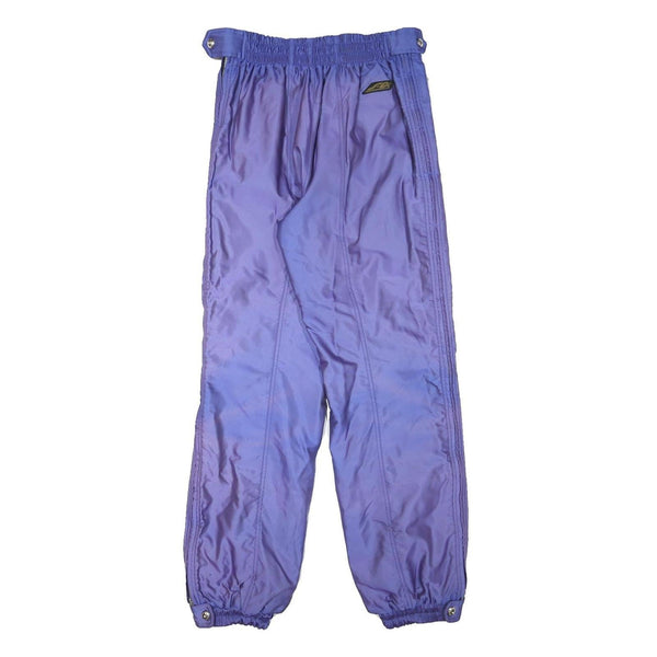 DESCENTE Lined Mens Polyester Blend Purple Relaxed Straight Trousers W29 L31 Zip