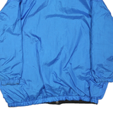 Mens Blue Lightweight Zip Up Jacket XL Polyester Blend Plain Casual Outerwear