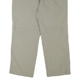 MAMMUT Womens Polyester Blend Beige Relaxed Straight Trousers W36 L27 Outdoor