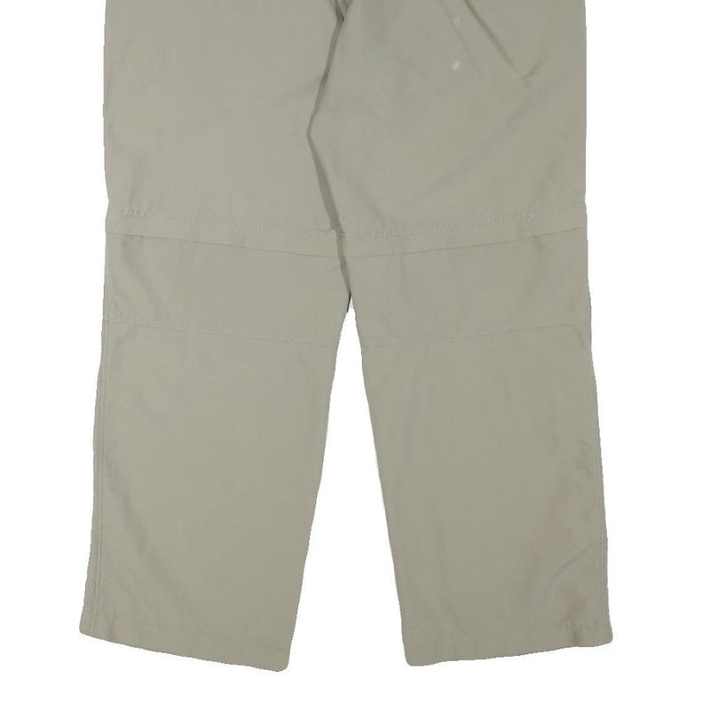 MAMMUT Womens Polyester Blend Beige Relaxed Straight Trousers W36 L27 Outdoor