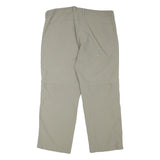 MAMMUT Womens Polyester Blend Beige Relaxed Straight Trousers W36 L27 Outdoor