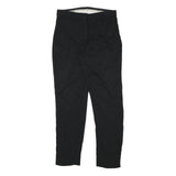 EMILIO PUCCI Womens Polyester Blend Black Slim Trousers W28 L27 Elegant Zip