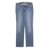 LEVI'S Womens Blue Slim Jeans Denim W29 L32 Classic Cotton Zip
