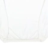 TALLY WEIJL Womens White Crew Neck Sweatshirt S Casual Cotton Blend Pullover