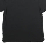 NAUTICA Mens Black Polo Shirt Short Sleeve Embroidered Logo Cotton Blend M