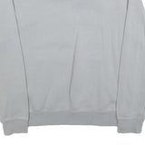 NIKE Mens Grey 1/4 Zip Sweater S Cotton Blend Sportswear Casual Pullover
