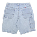 WRANGLER Mens Denim Blue Casual Shorts M W32 Workwear Cotton Blend