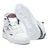 AIR-STAR Aircraft Mens Lace-Up Trainers White Black Leather UK 7 Premium Comfort