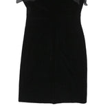 JESSICA HOWARD Womens Black Dress Polyester Blend Sleeveless Mini S Ruffle