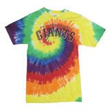 PORT & COMPANY Mens Tie Dye Multicolour San Francisco Giants Graphic T-Shirt S