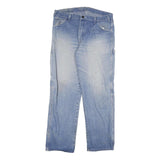 DICKIES Mens Regular Fit Carpenter Light Blue Denim Jeans W36 L32 Workwear